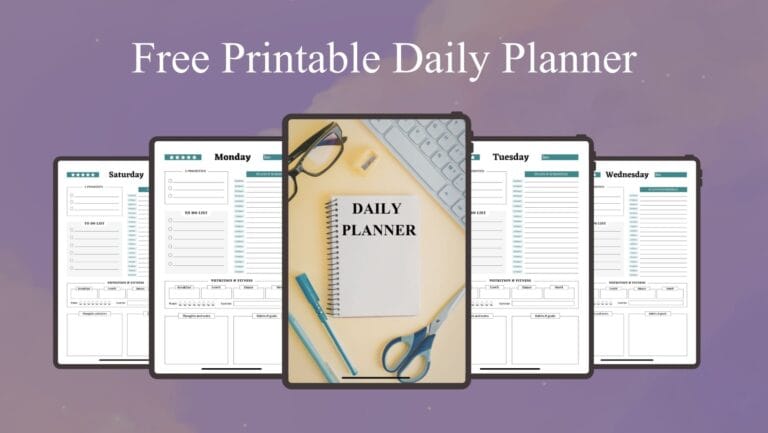 Free Printable Daily Planner