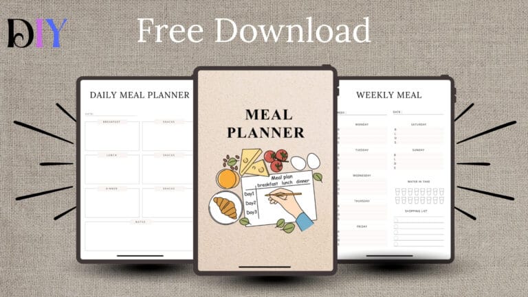 Free Meal Planner Template