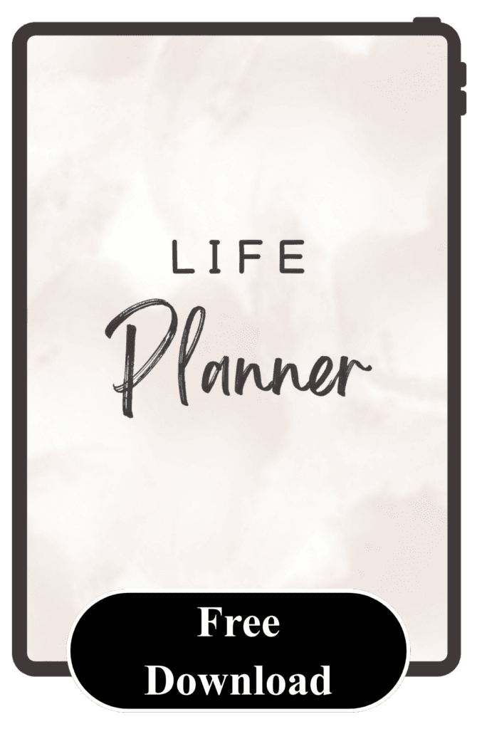 Free Life Planner Printable