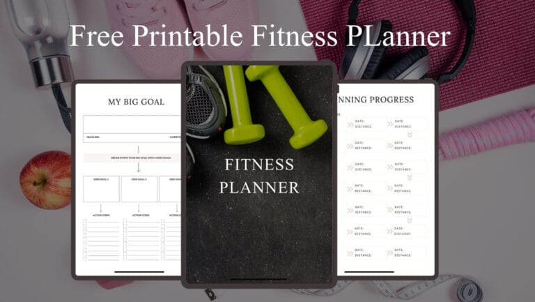 Free Printable Fitness Planner