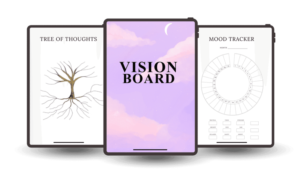 Vision board workbook