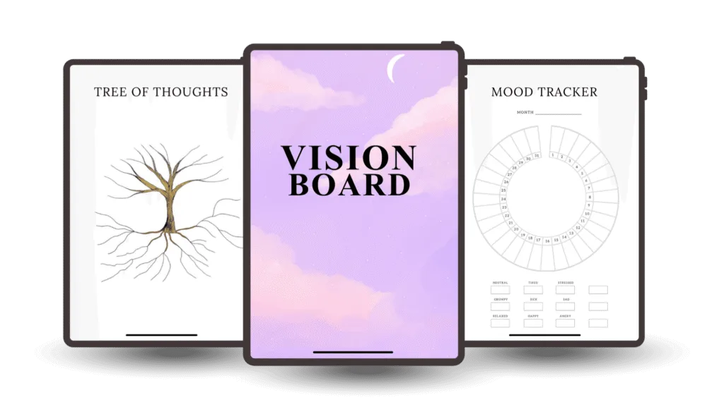Vision board workbook
