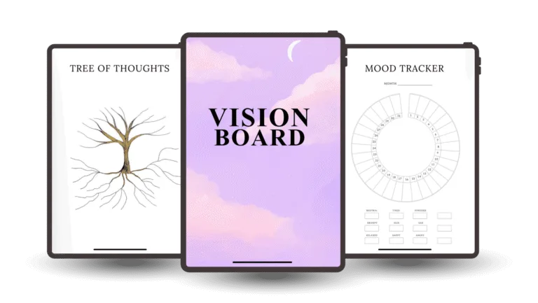 Vision board workbook