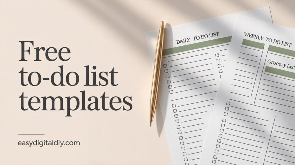 Printable To Do List