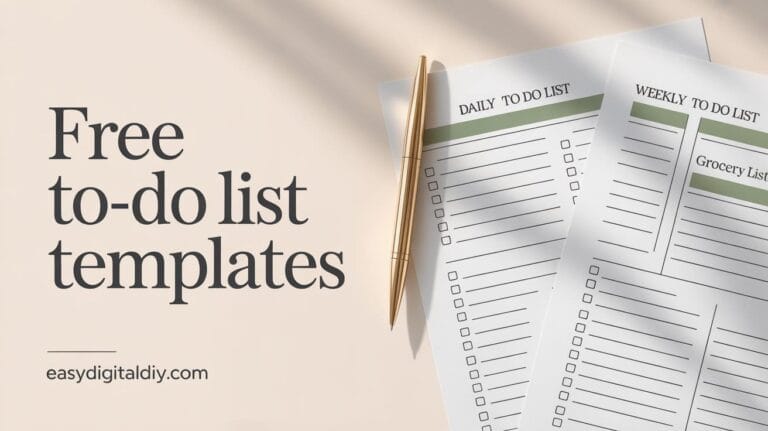 Printable To Do List