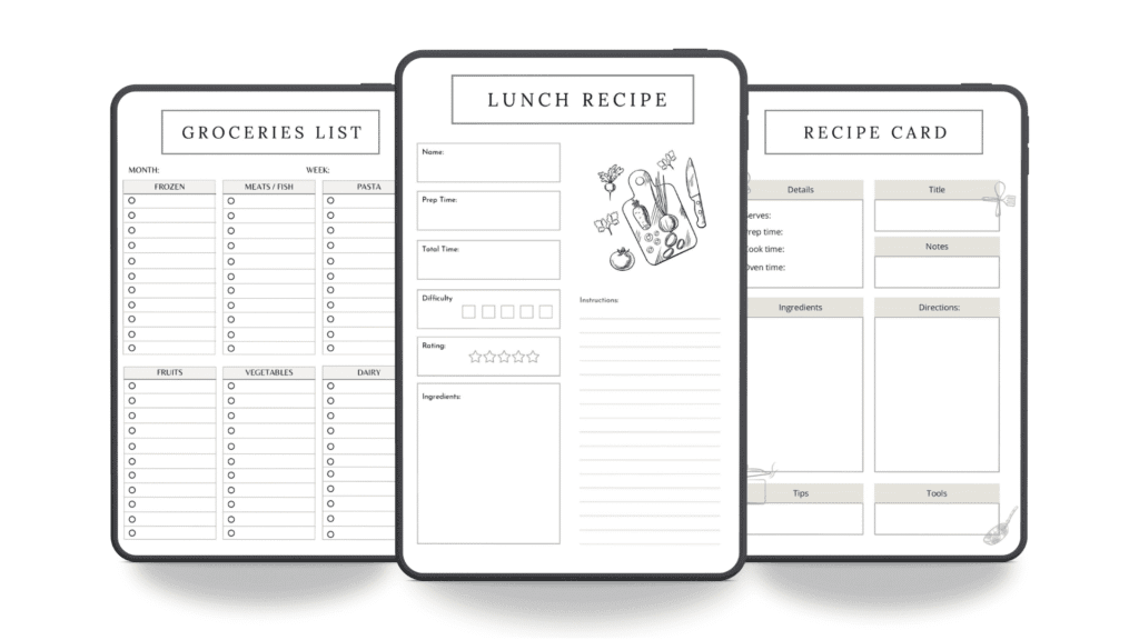 Recipe Card Template