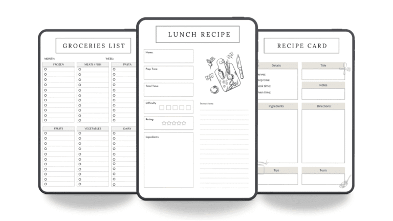 Recipe Card Template
